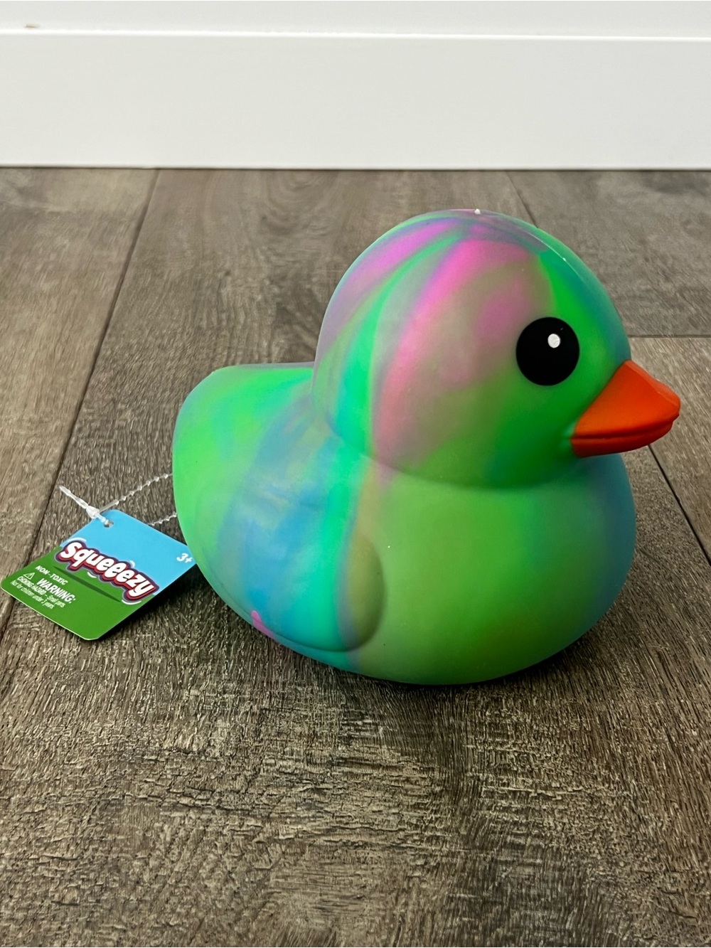 Sunny Days Jumbo Squeezy Tie-Dye Duck Viral Target Squishy Fidget Toy NWT